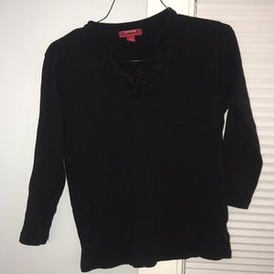 Chaps Black Top. Size L